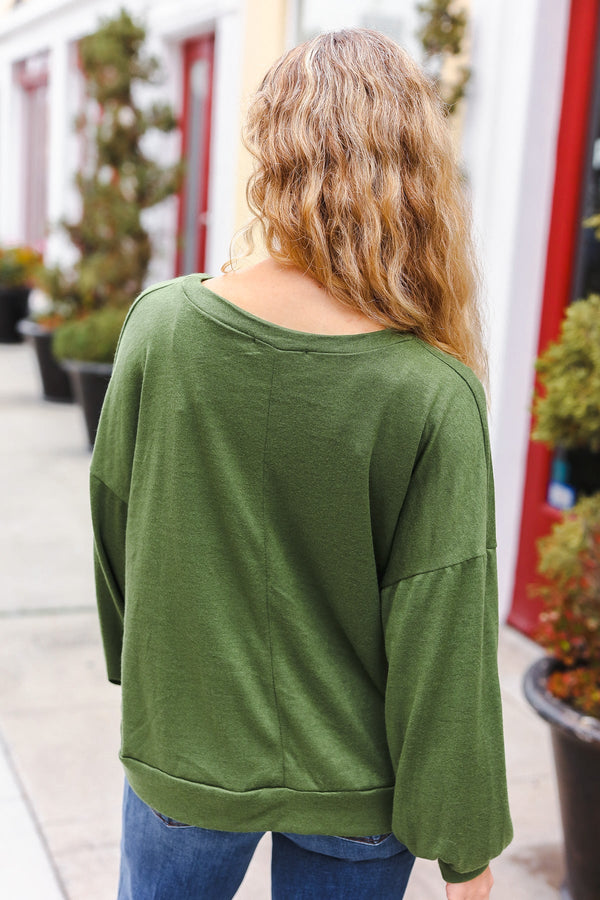 Be Merry Forest Green Nutcracker Sequin Hacci Top - Coeur de la Mode