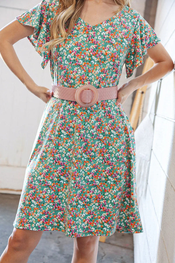 Buckle Me Beautiful Blush Faux Leather Belt - Coeur de la Mode
