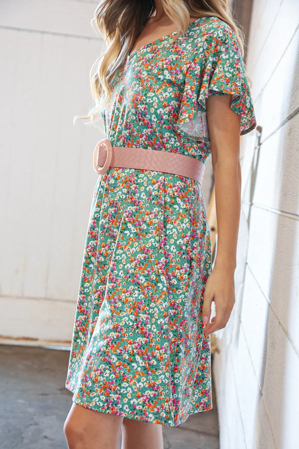 Buckle Me Beautiful Blush Faux Leather Belt - Coeur de la Mode