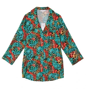 LEOPARD PRINT SLEEP SHIRT - Coeur de la Mode