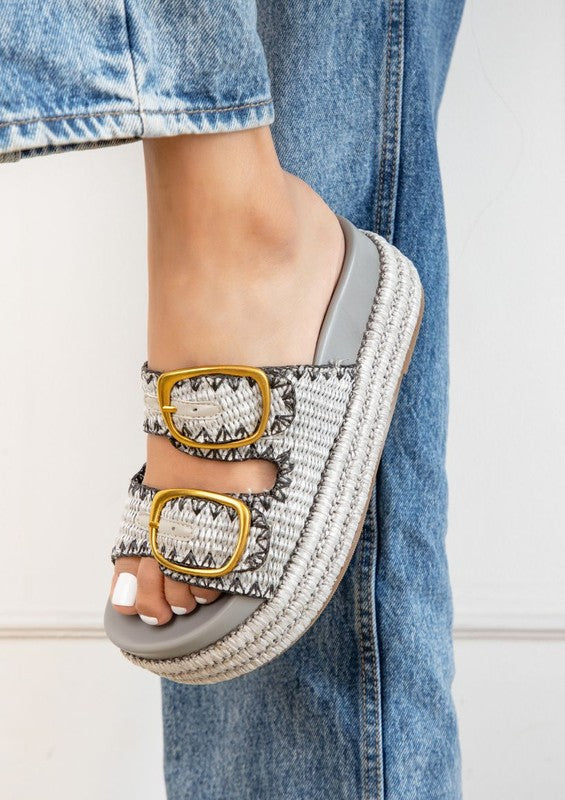 Clara Wedges With Adjustable Straps For Everyday Comfort - Coeur de la Mode