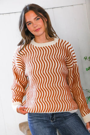 Cinnamon Swirls Cozy Pullover