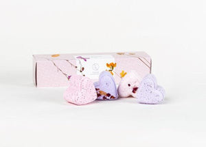 5 heart shaped Shower Steamers Gift Set - Coeur de la Mode