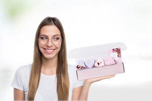 5 heart shaped Shower Steamers Gift Set - Coeur de la Mode
