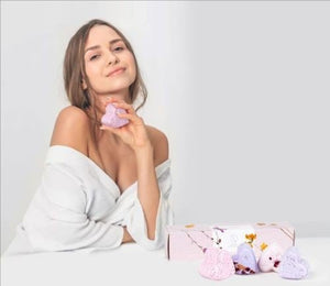 5 heart shaped Shower Steamers Gift Set - Coeur de la Mode
