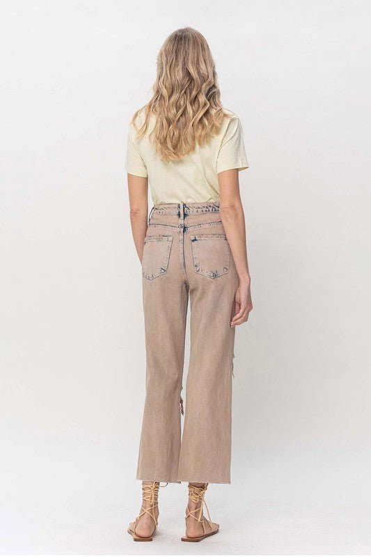 90s Vintage Crop Flare - Coeur de la Mode