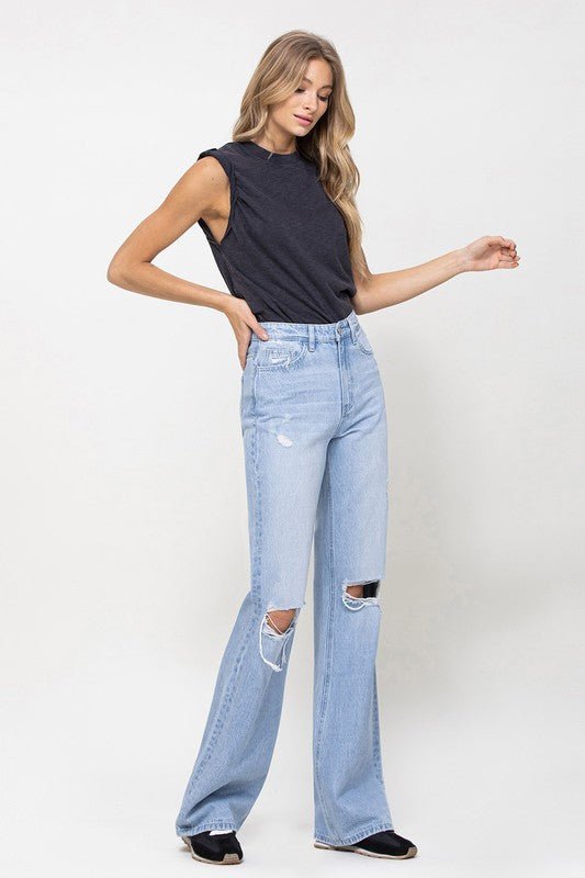 90's Vintage Flare Jeans - Coeur de la Mode