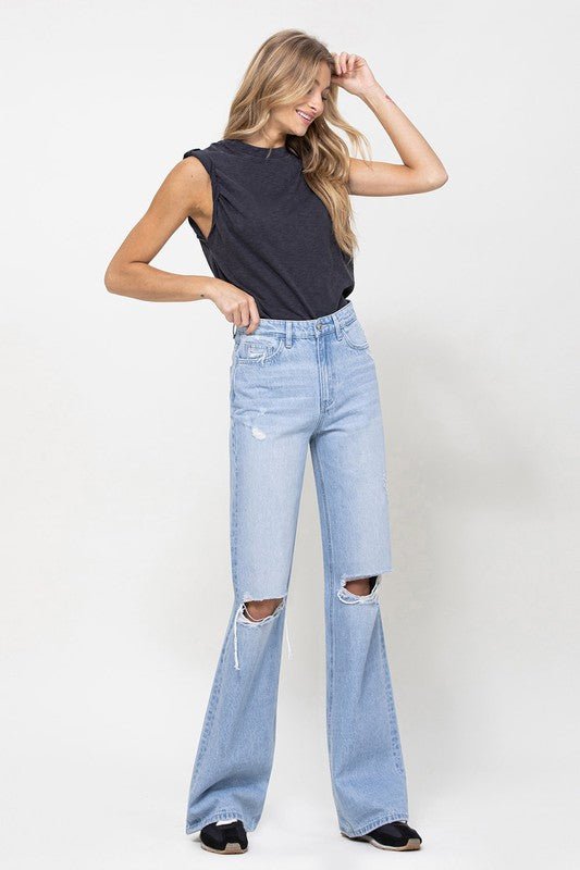 90's Vintage Flare Jeans - Coeur de la Mode