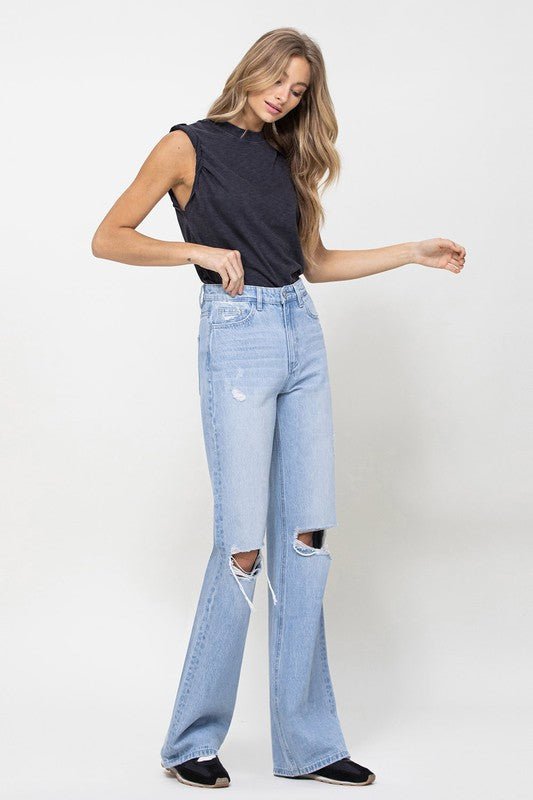 90's Vintage Flare Jeans - Coeur de la Mode