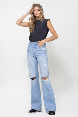 90's Vintage Flare Jeans - Coeur de la Mode