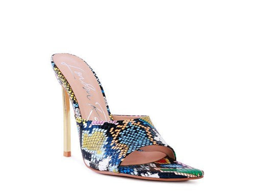 BOTTOMS UP Pointed High Heel Sandal - Coeur de la Mode