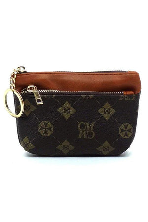 CM Monogram Keychain Coin Purse - Coeur de la Mode