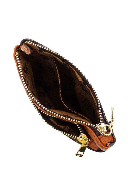 CM Monogram Keychain Coin Purse - Coeur de la Mode