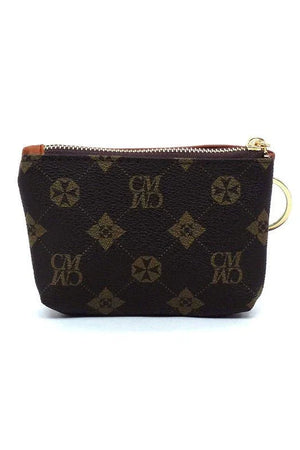 CM Monogram Keychain Coin Purse - Coeur de la Mode