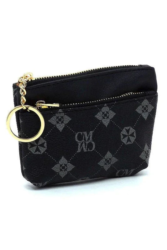 CM Monogram Keychain Coin Purse - Coeur de la Mode