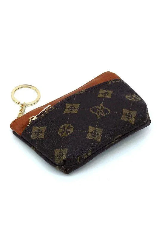 CM Monogram Keychain Coin Purse - Coeur de la Mode