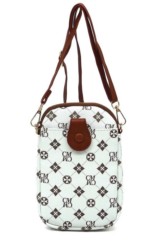 CM Monogram Mini Crossbody Bag Cell Phone Purse - Coeur de la Mode