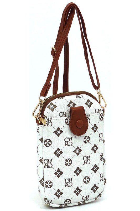 CM Monogram Mini Crossbody Bag Cell Phone Purse - Coeur de la Mode