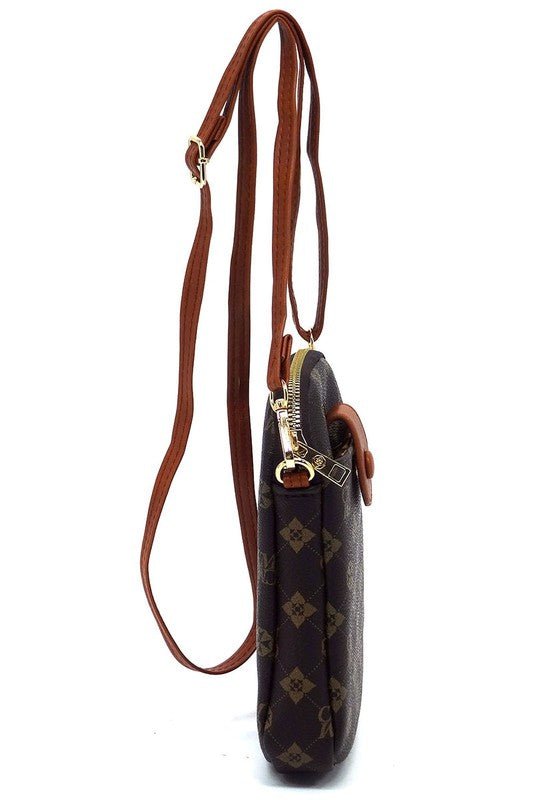 CM Monogram Mini Crossbody Bag Cell Phone Purse - Coeur de la Mode