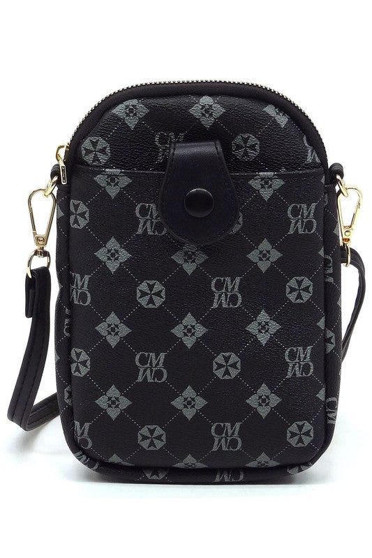 CM Monogram Mini Crossbody Bag Cell Phone Purse - Coeur de la Mode