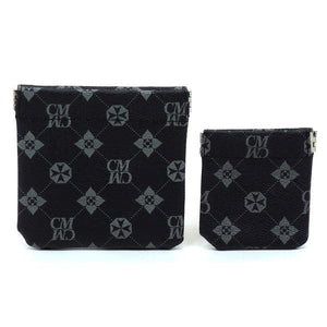 CM Monogram Spring Zip 2-in-1 Coin Purse - Coeur de la Mode