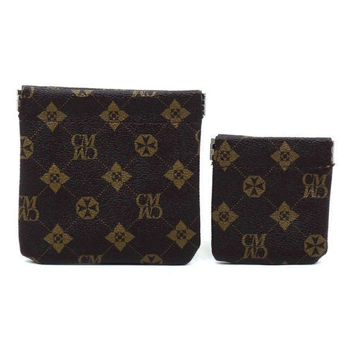 CM Monogram Spring Zip 2-in-1 Coin Purse - Coeur de la Mode