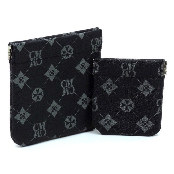 CM Monogram Spring Zip 2-in-1 Coin Purse - Coeur de la Mode