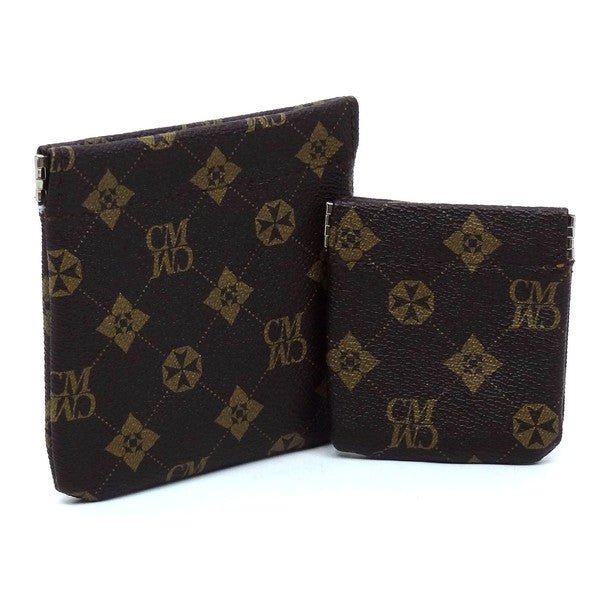 CM Monogram Spring Zip 2-in-1 Coin Purse - Coeur de la Mode