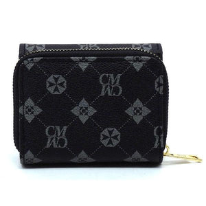 CM Monogram Tri-fold Wallet - Coeur de la Mode