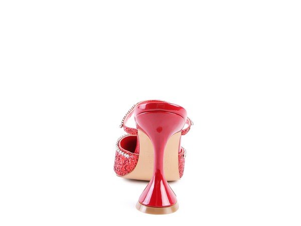 IRIS Glitter Spool Heel Sandal - Coeur de la Mode