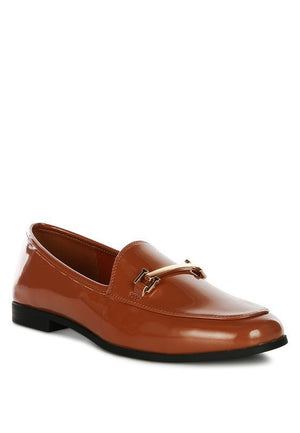 Jolan Faux Leather Semi Casual Loafers - Coeur de la Mode