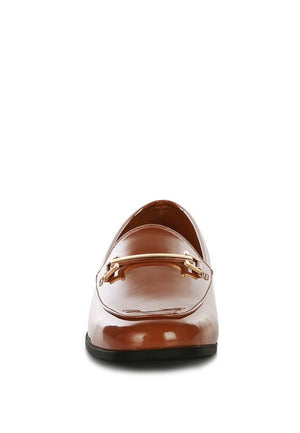 Jolan Faux Leather Semi Casual Loafers - Coeur de la Mode