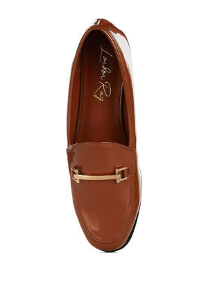 Jolan Faux Leather Semi Casual Loafers - Coeur de la Mode