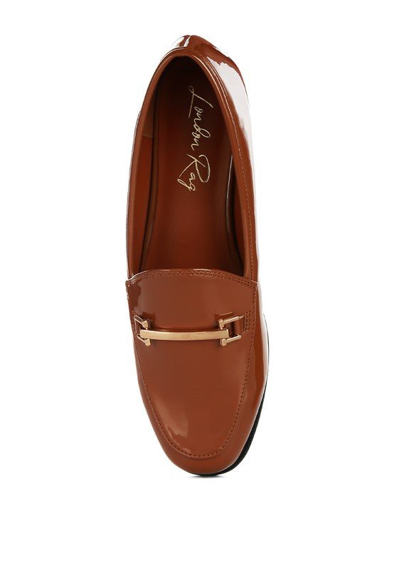 Jolan Faux Leather Semi Casual Loafers - Coeur de la Mode
