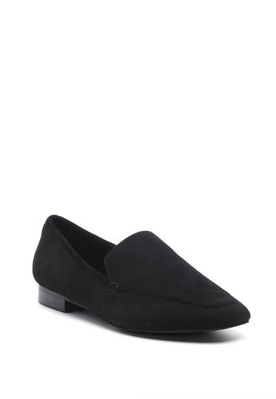 JULIA LEATHER POINTED LOAFERS - Coeur de la Mode