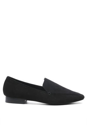 JULIA LEATHER POINTED LOAFERS - Coeur de la Mode