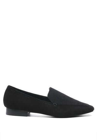 JULIA LEATHER POINTED LOAFERS - Coeur de la Mode