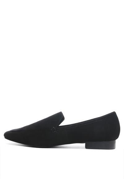 JULIA LEATHER POINTED LOAFERS - Coeur de la Mode