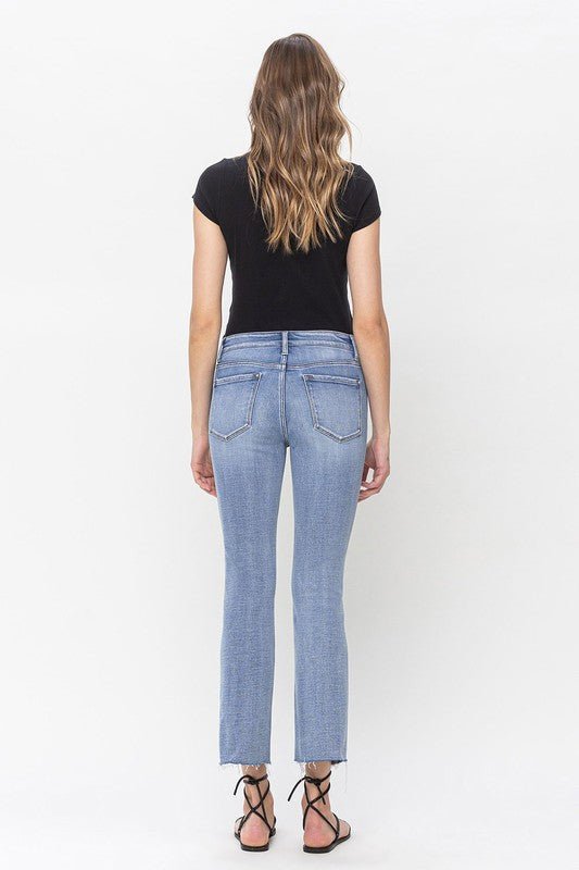 Mid Rise Kick Flare Jeans - Coeur de la Mode