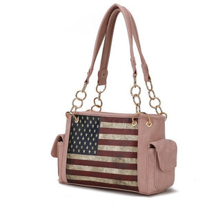 MKF Alaina Women's Flag Shoulder Bag by Mia K - Coeur de la Mode