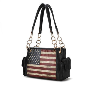 MKF Alaina Women's Flag Shoulder Bag by Mia K - Coeur de la Mode