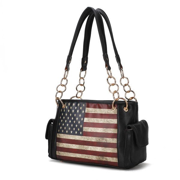 MKF Alaina Women's Flag Shoulder Bag by Mia K - Coeur de la Mode