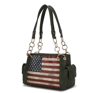MKF Alaina Women's Flag Shoulder Bag by Mia K - Coeur de la Mode
