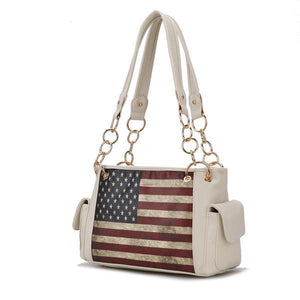 MKF Alaina Women's Flag Shoulder Bag by Mia K - Coeur de la Mode