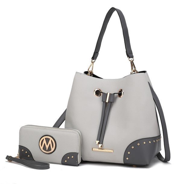 MKF Candice Bucket with Matching Wallet by Mia K - Coeur de la Mode