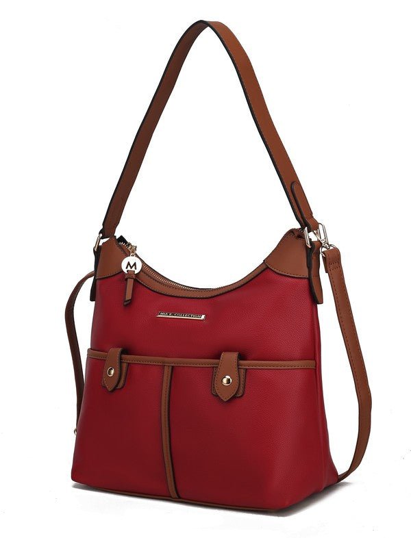 MKF Harper Vegan Leather Shoulder Bag by Mia K - Coeur de la Mode