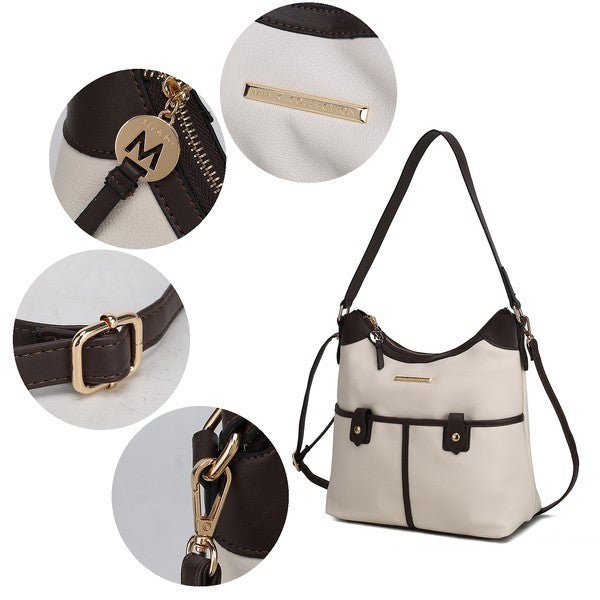 MKF Harper Vegan Leather Shoulder Bag by Mia K - Coeur de la Mode
