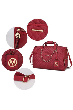 MKF Lexie Vegan Leather Women Duffle by Mia K - Coeur de la Mode