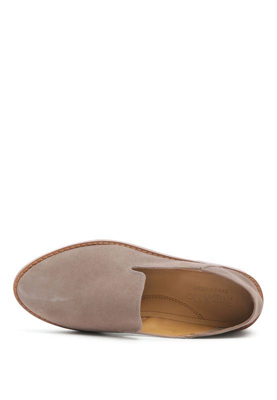 OLIWIA Classic Suede Loafers - Coeur de la Mode