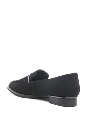 PAULINA Suede Leather Loafers - Coeur de la Mode